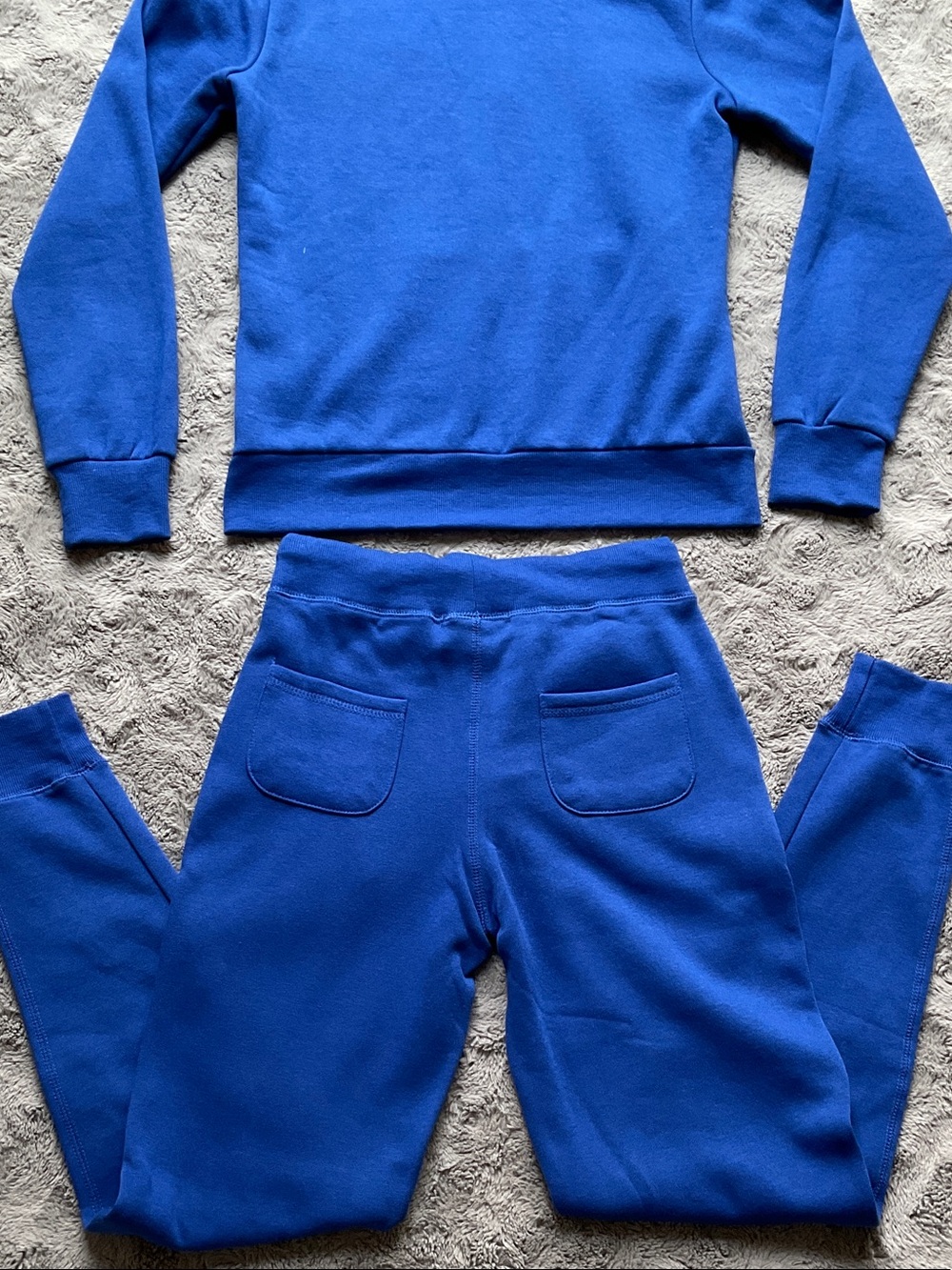 Kids Blue Hoodie & Jogger Set - Cozy Activewear - Picture 4 of 6